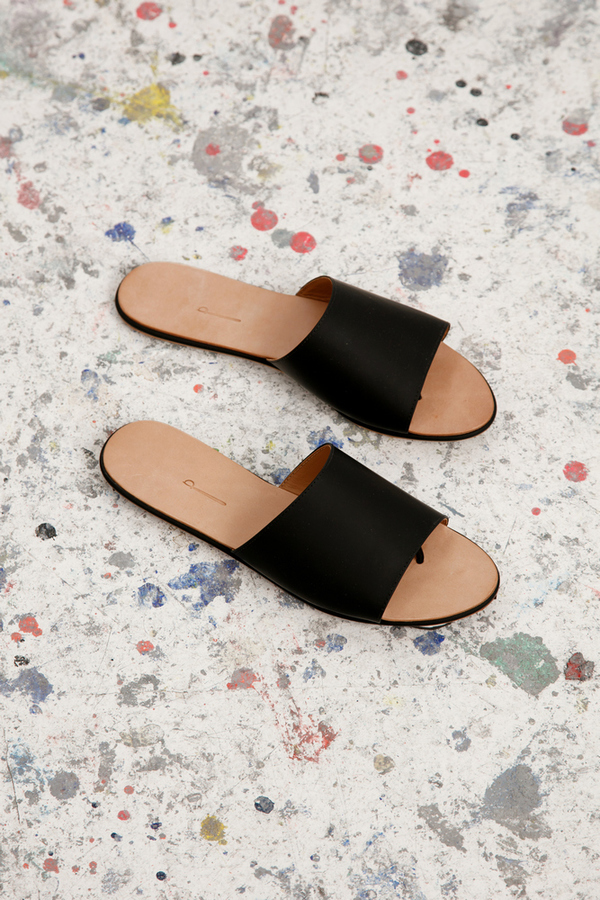 The Palantines Caelum Slide Sandal - Super Matte Black The Palantines Caelum Slide Sandal - Super Matte Black