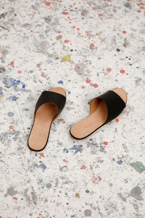 The Palantines Caelum Slide Sandal - Super Matte Black The Palantines Caelum Slide Sandal - Super Matte Black