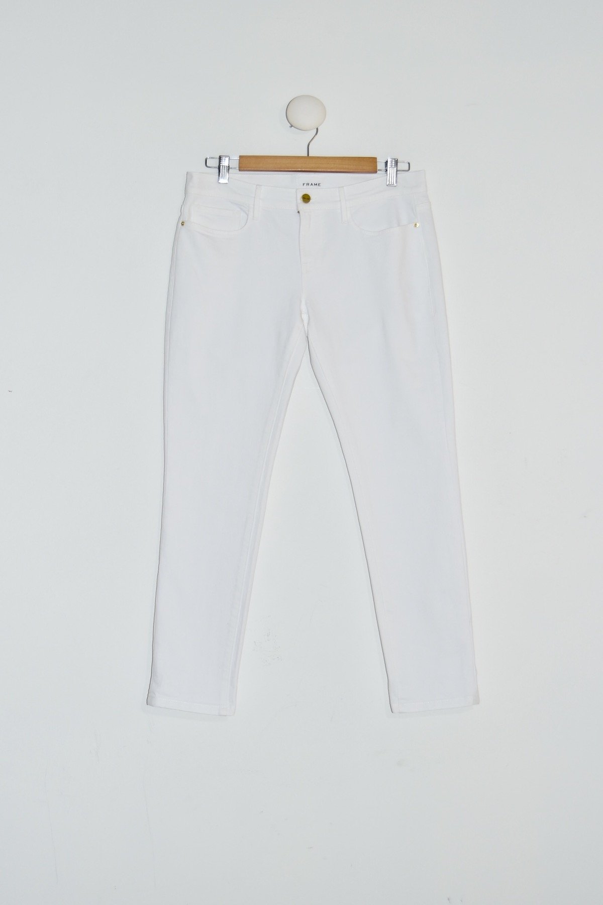 Frame Le Garcon Jeans White Garmentory