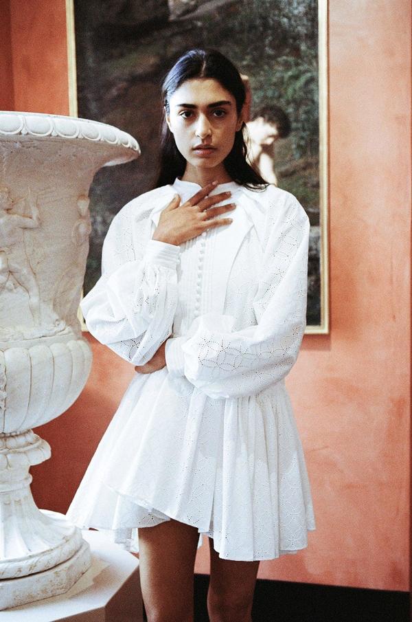 acler white dress ASHBORNE GOWN Made from 100% cotton sateen The perfect little party dress