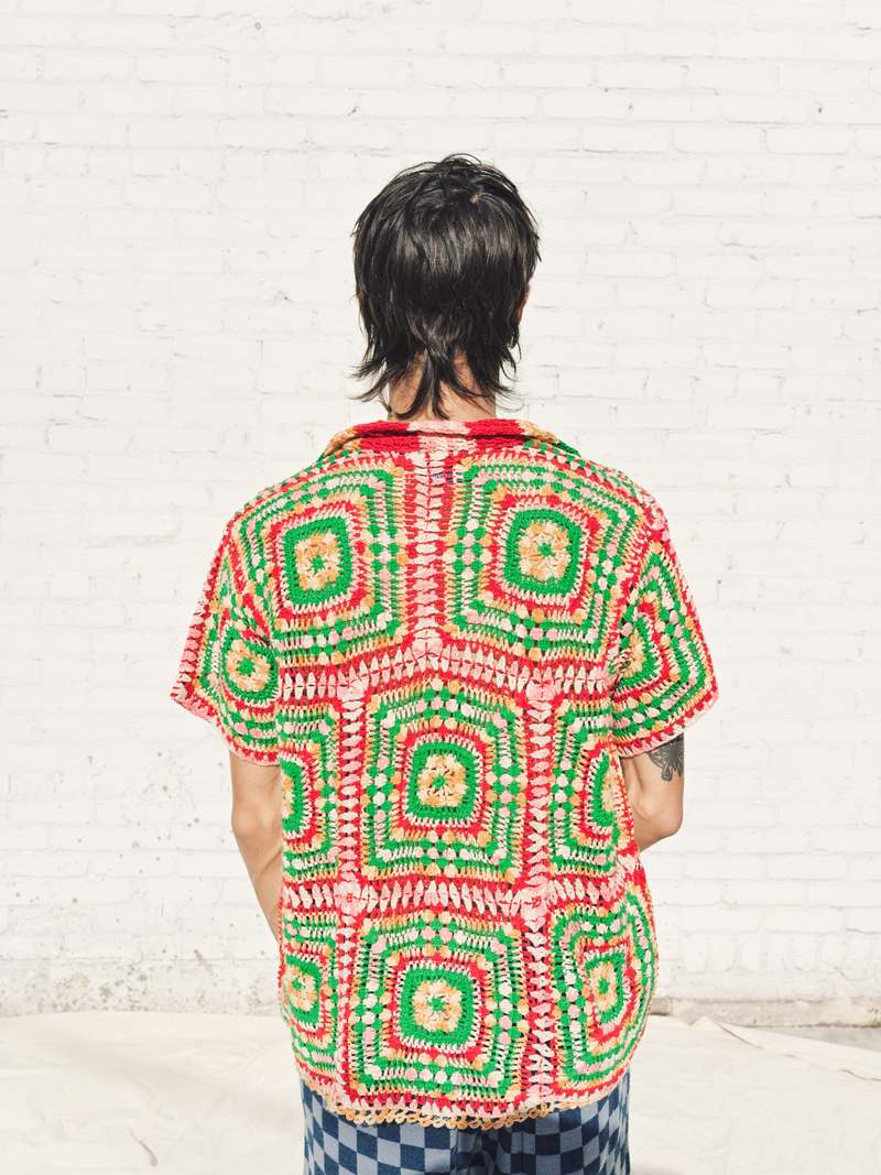BODE MANCHESTER CROCHET SHIRT M／L