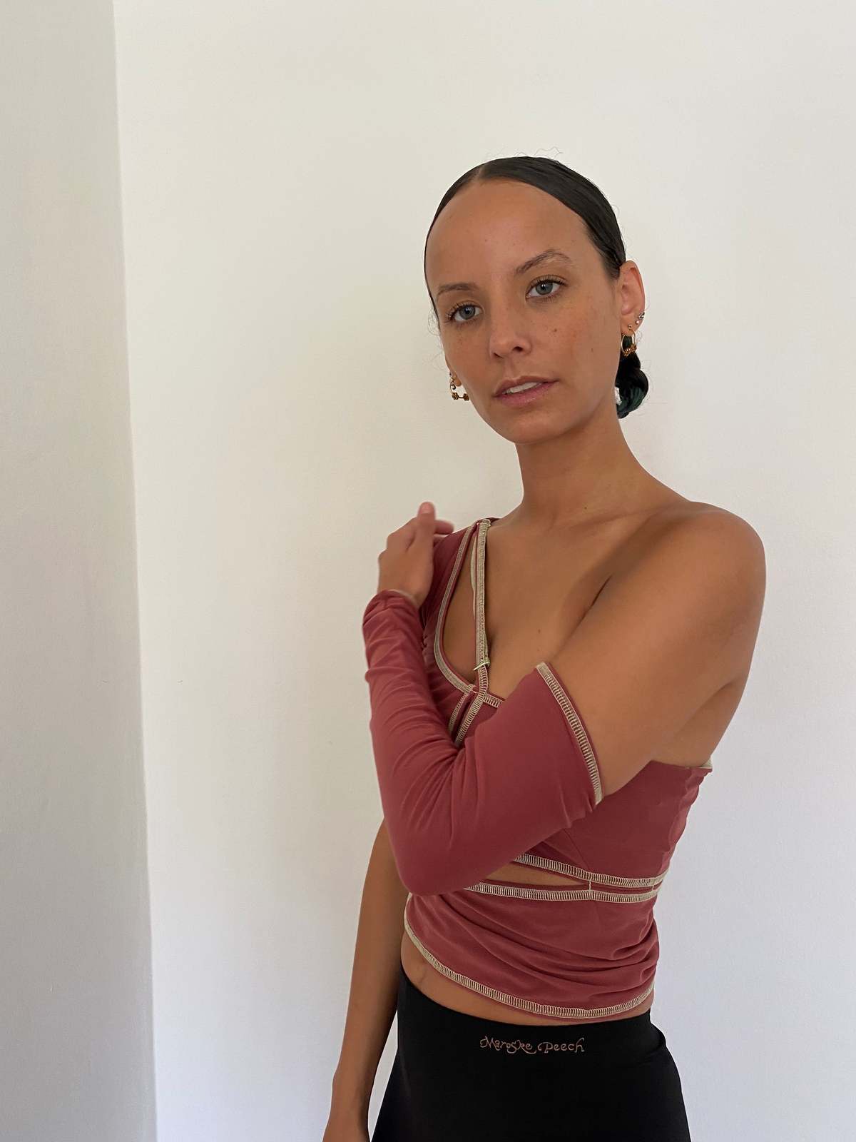 MAROSKE PEECH Décolletage Top - Earth - Image 8 of 11