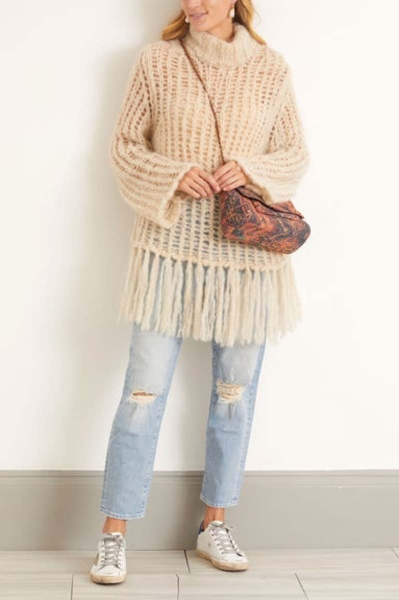レディースニット　BY MALENE BIRGER By Malene Birger Leylah Sweater - Oyster | Garmentory