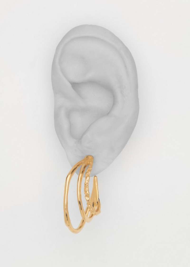 Bjorg Earrings The Faraway Land Diamond Hoops – Bjørg Jewellery