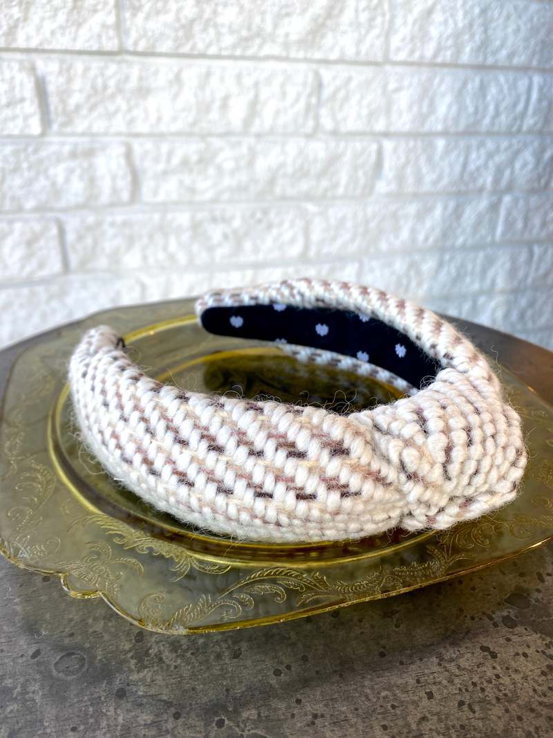 Lele Sadoughi Coral Knitted Knotted Headband Lele Sadoughi Designer Women main image 4