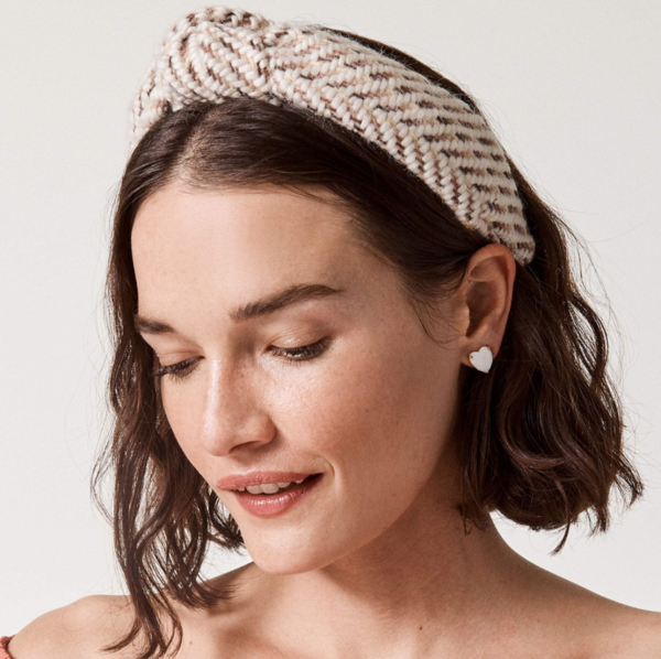 LeLe Sadoughi KNITTED KNOTTED HEADBAND | Garmentory display picture 1