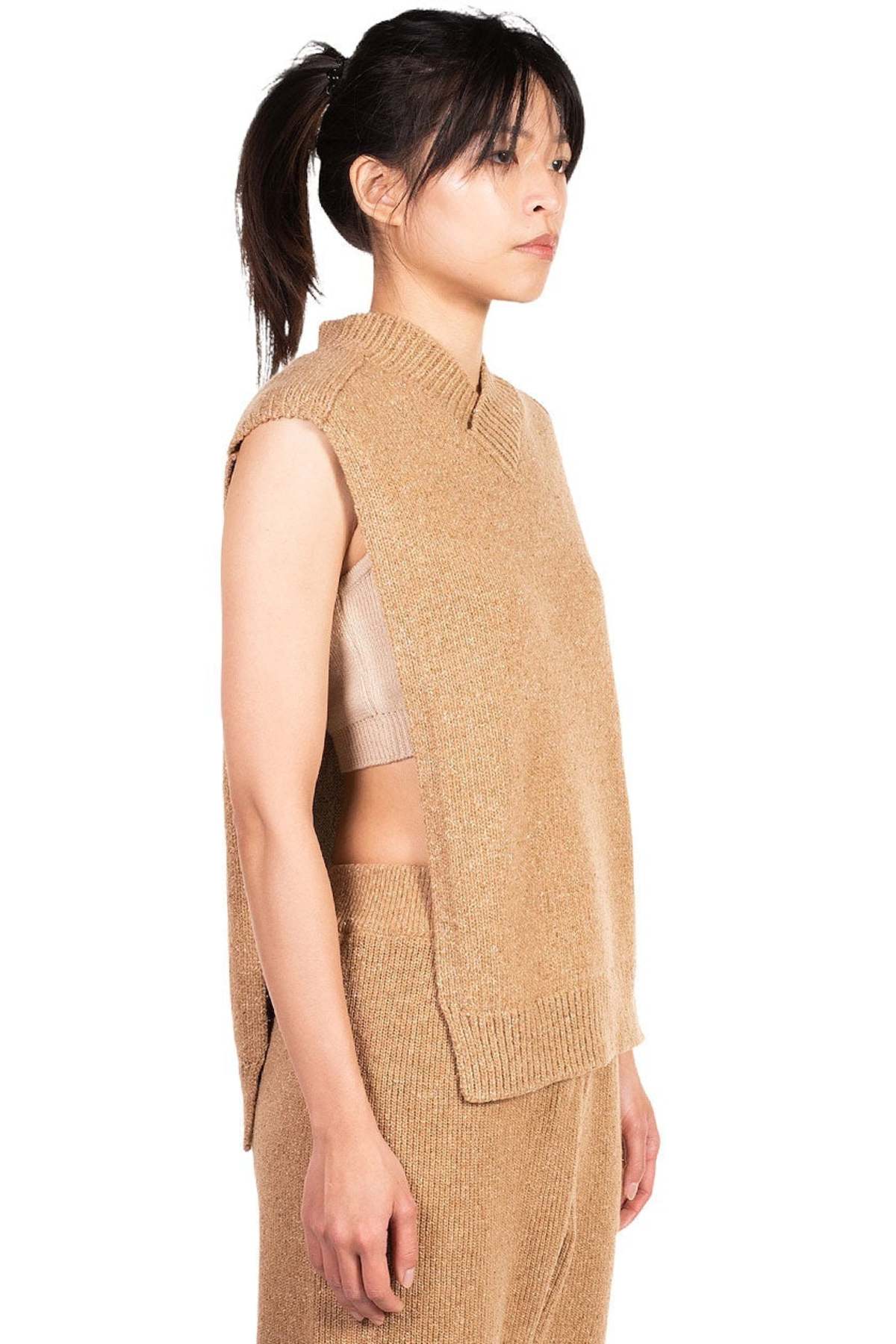Monica Cordera Soft Wool Cape - Camel | Garmentory Monica Cordera Soft Wool Cape - Camel | Garmentory