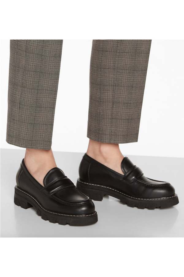 la canadienne Douglas Leather Loafer - Black