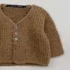 Kids Album Di Famiglia Chunky Knit Cardigan - Thumbnail 1
