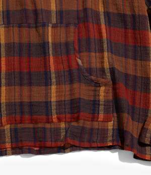 South2 West8 Mexican Parka - Crepe Plaid - Black/Brown/Navy South2 West8 Mexican Parka - Crepe Plaid - Black/Brown/Navy