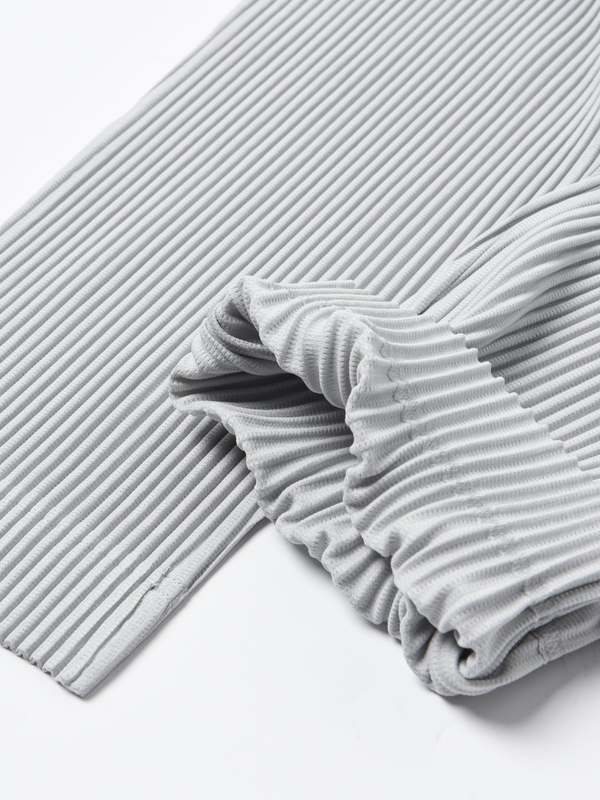 HOMME PLISSE ISSEY MIYAKE BASICS HP26JF150 - LIGHT GRAY | Garmentory