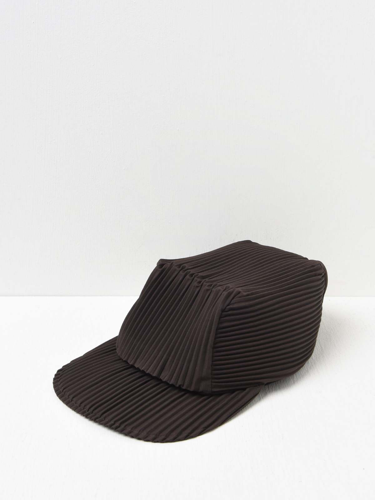 Homme Plisse Issey Miyake Pleats Cap - Brown | Garmentory