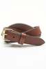 Amish-Made Leather Belt 1.25 - Brown - Thumbnail 1
