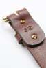 Amish-Made Leather Belt 1.25 - Brown - Thumbnail 2