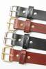 Amish-Made Leather Belt 1.25 - Brown - Thumbnail 3
