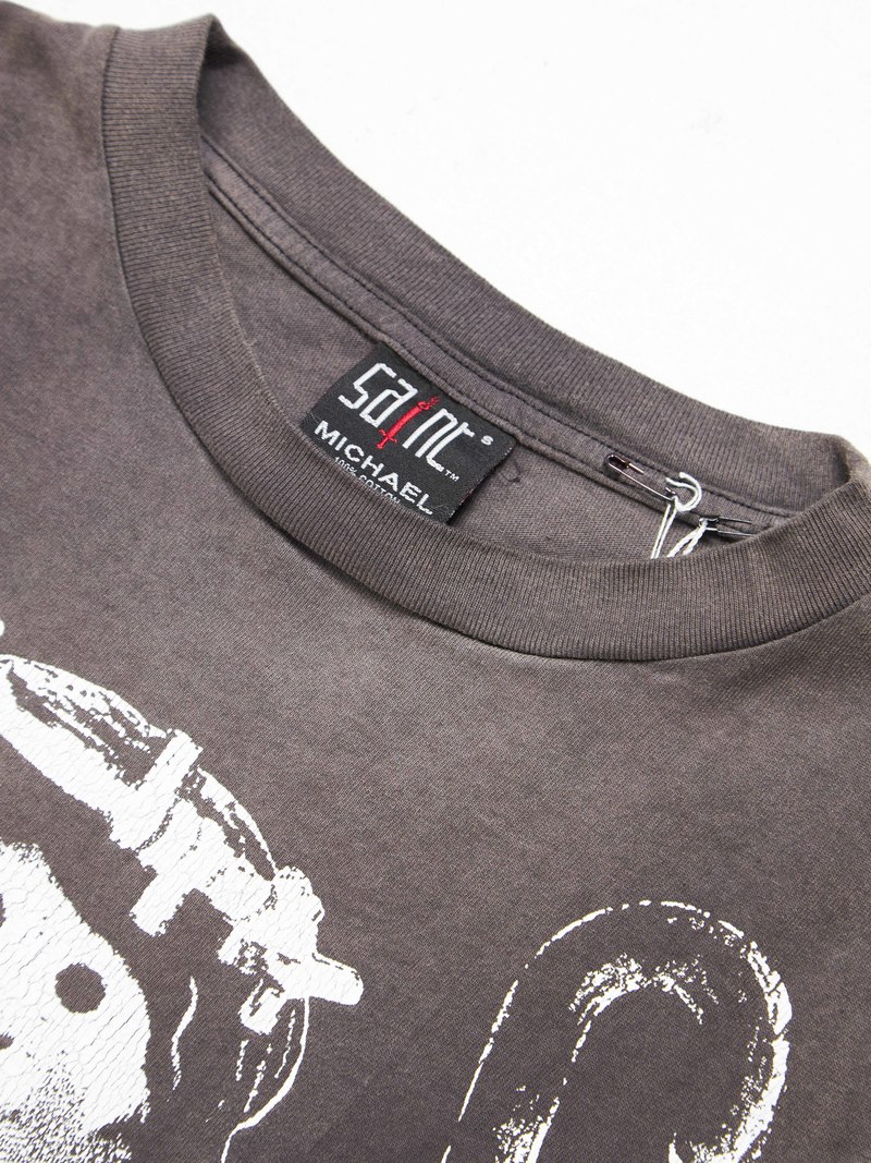 Pre - Loved] Saint Michael M Lego Toy Front Printed T-shirt 
