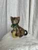 Vintage Kitty Planter - Brown - Thumbnail 1