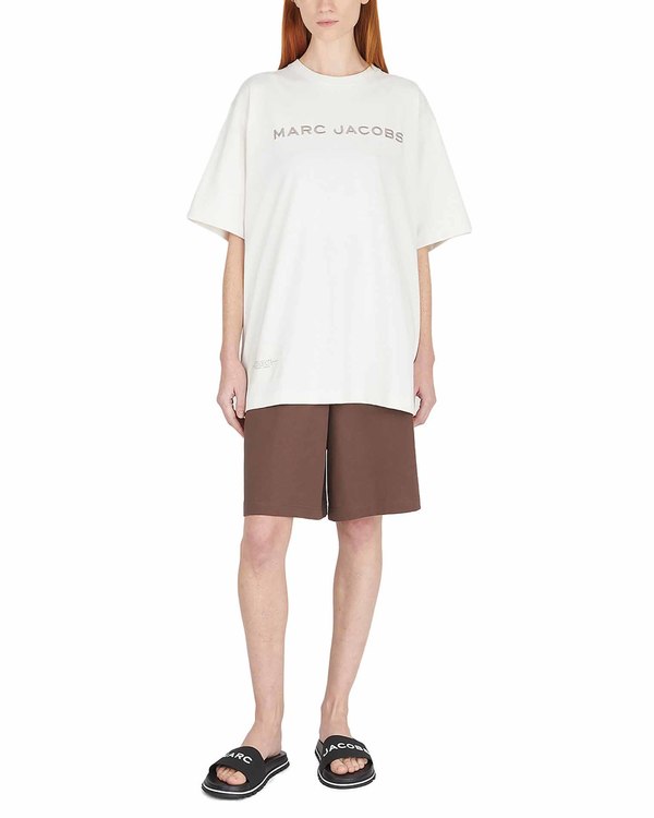 MARC JACOBS / Tシャツ/S/コットン/WHT/MJA10284GC0280 Marc Jacobs The Logo Print Big T-shirt - White | Garmentory