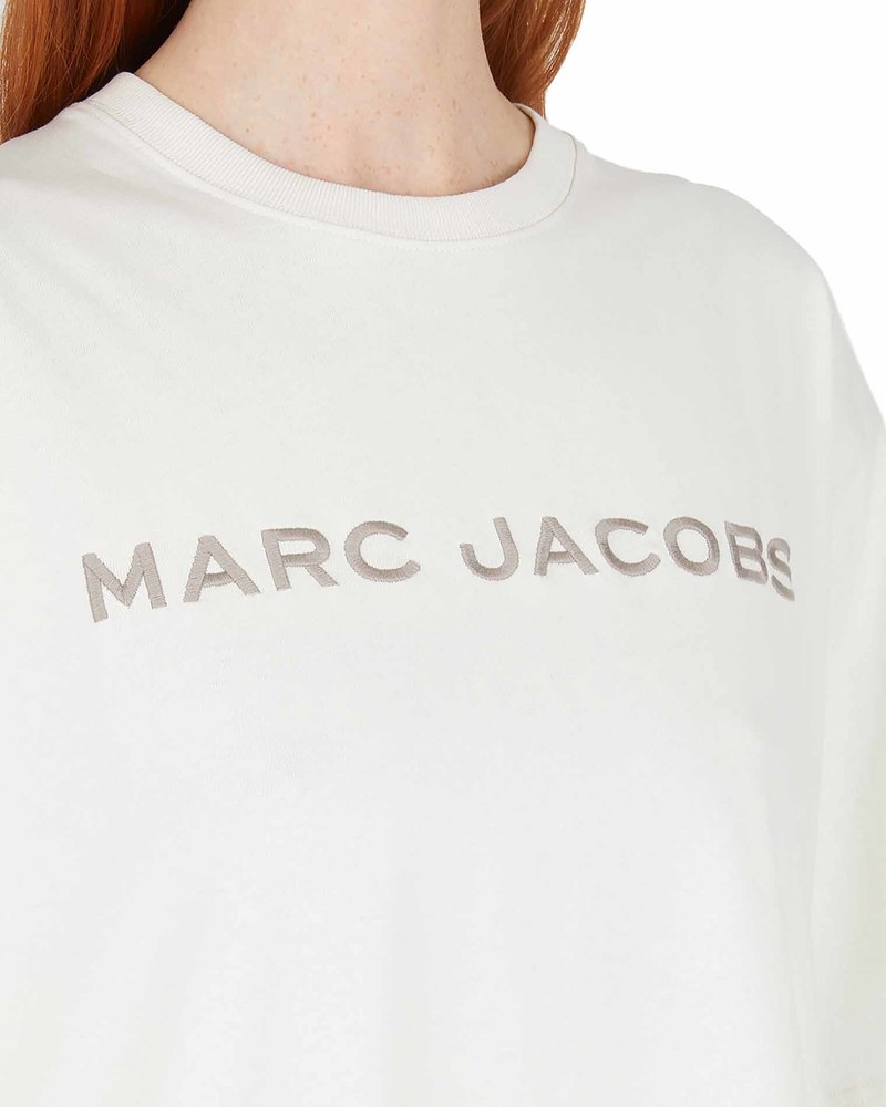 MARC JACOBS Tシャツ Marc Jacobs The Logo Print Big T-shirt - White | Garmentory