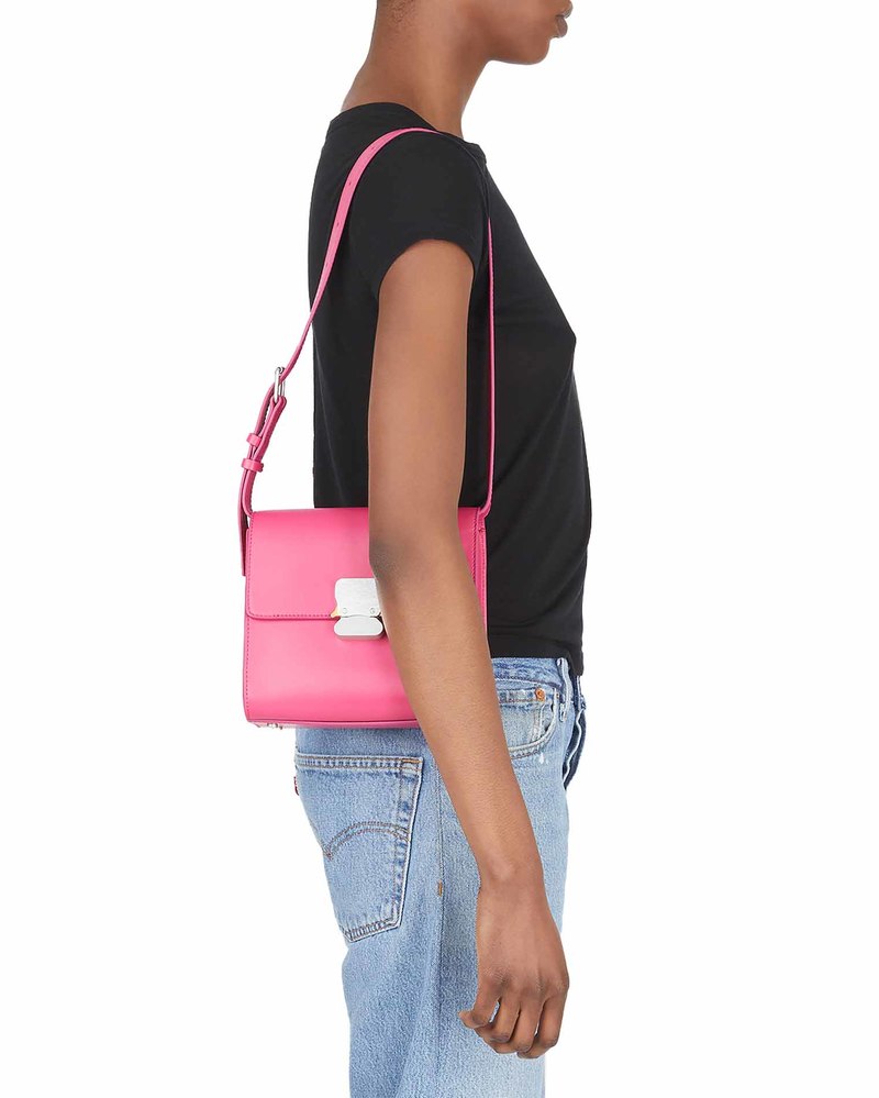 1017 ALYX 9SM Ludo Leather Shoulder Bag - Pink | Garmentory