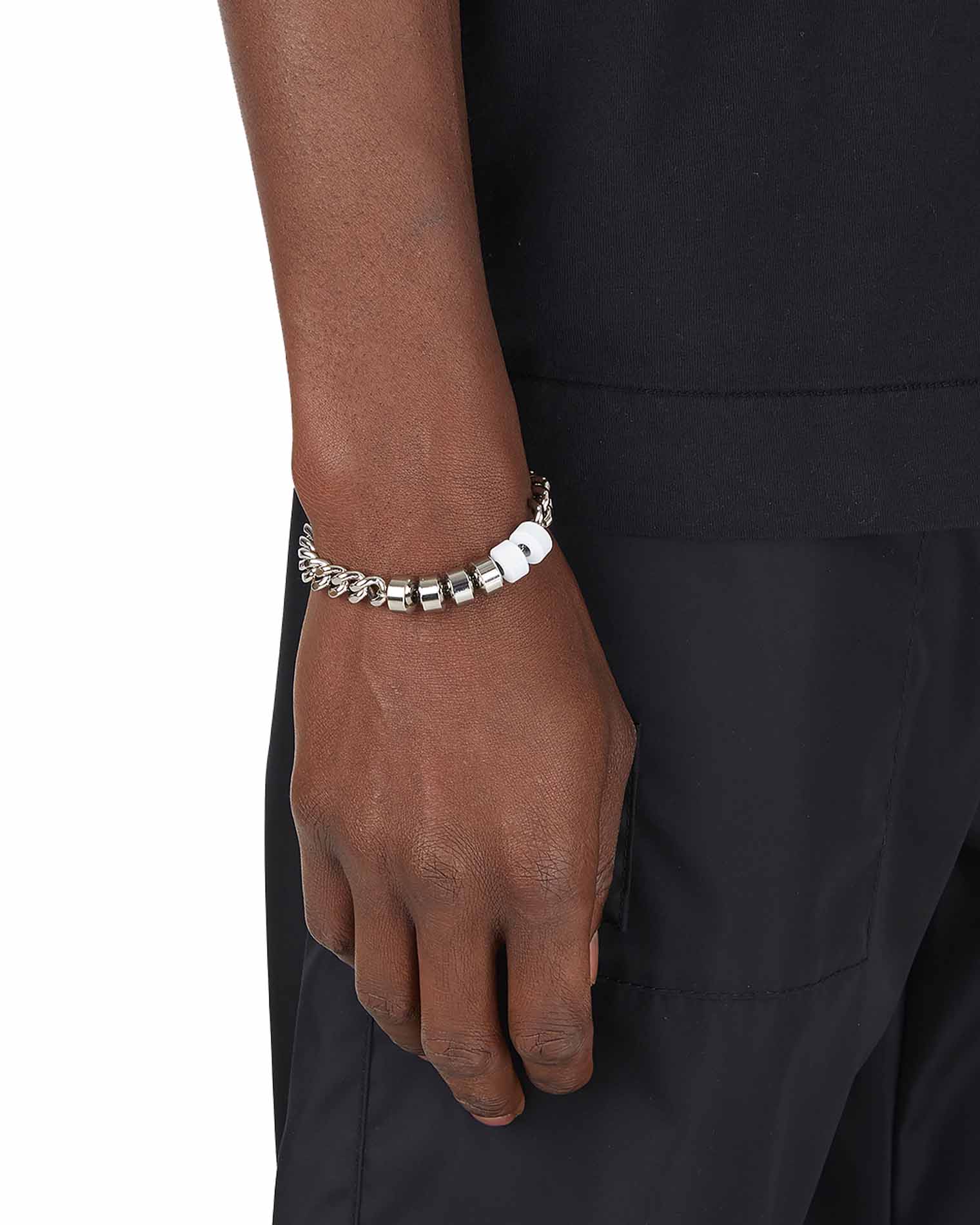 1017 ALYX 9SM シルバー　Lightercap カフブレスレット 1017 ALYX 9SM Men's New Lightercap Necklace in Gold Shiny