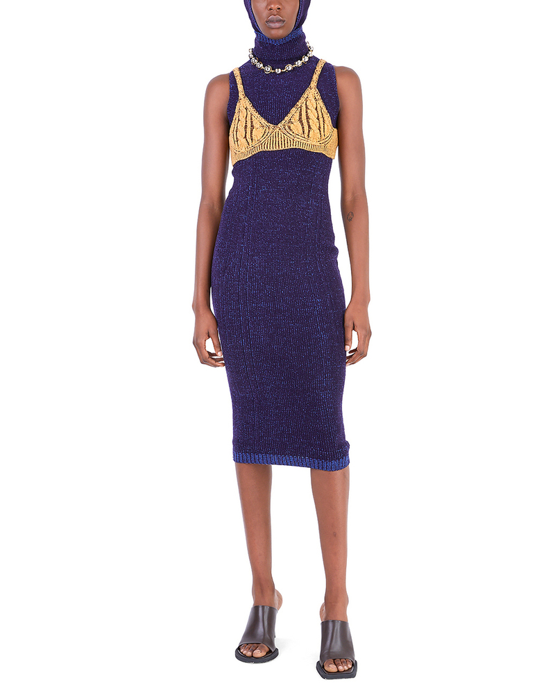fitted lace wedding dress Purple Silk Mini Dress (FN-WN-DRES001541-BERRY-PURPLE) main image 0