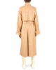 Situationist Faux-Leather Trench Coat - Beige - Thumbnail 2