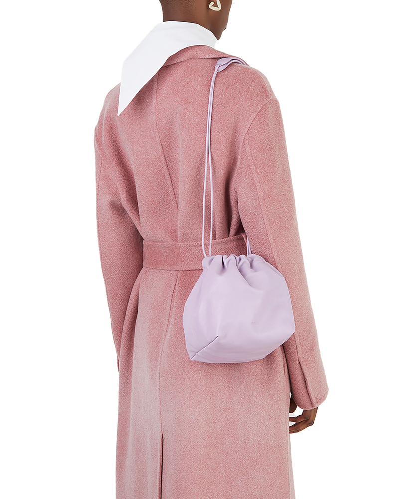 ショルダーバッグ・ポシェット JIL SANDER Women Shoulder Bags J08WD0056P5635639 Pink Jil Sander Pink Small Moon Bag Jil Sander