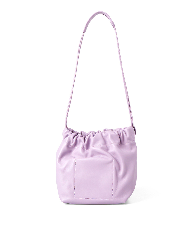 Jil Sander Small Drawstring Shoulder Bag - lilac | Garmentory