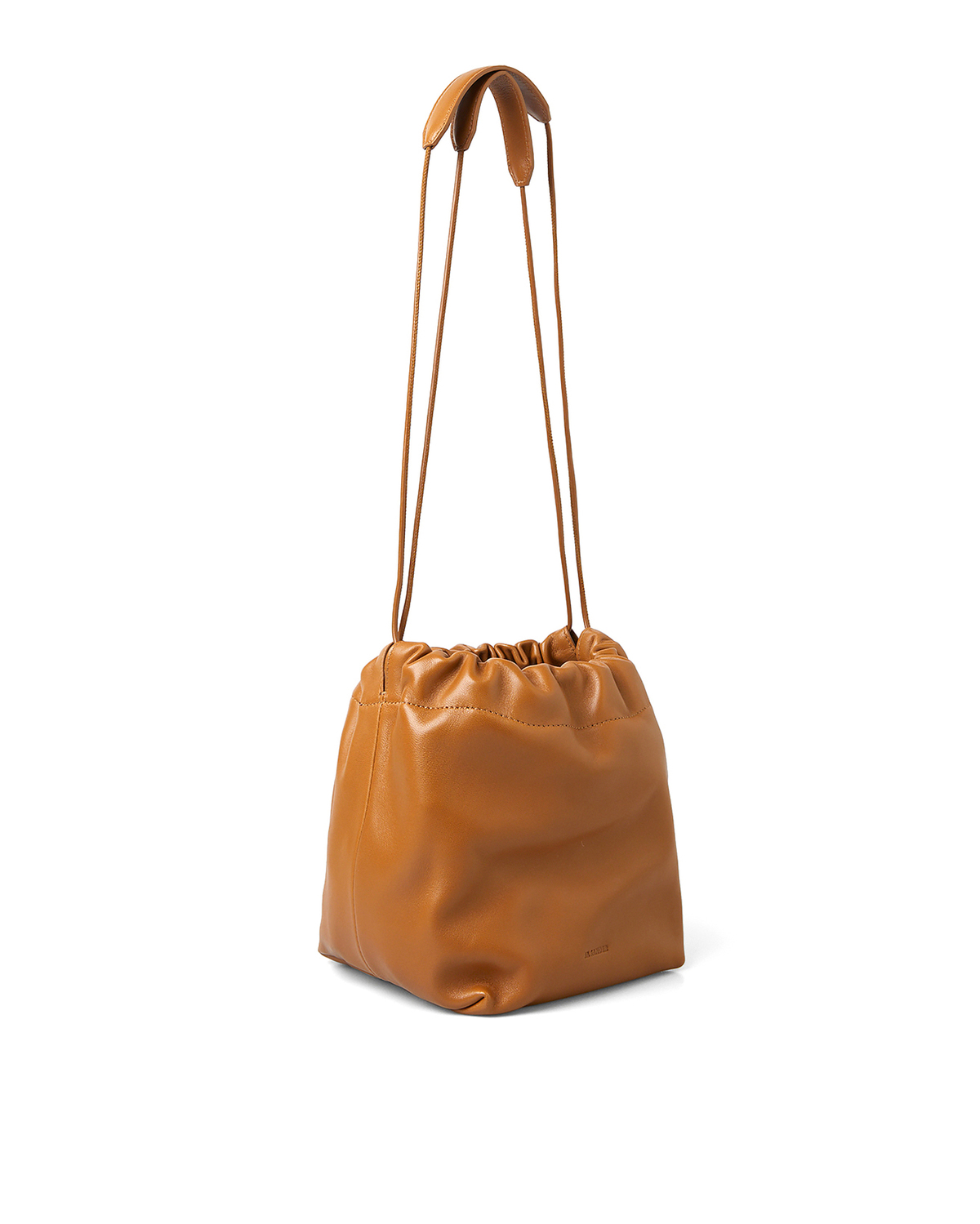 Jil Sander Small Drawstring Shoulder Bag - Brown | Garmentory
