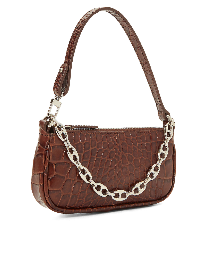 ☆関税込☆BY FAR★MINI RACHEL GRAIN LEATHER SHOULDER BAG★ BY FAR Mini Rachel Shoulder Bag | Neutrals | FARFETCH