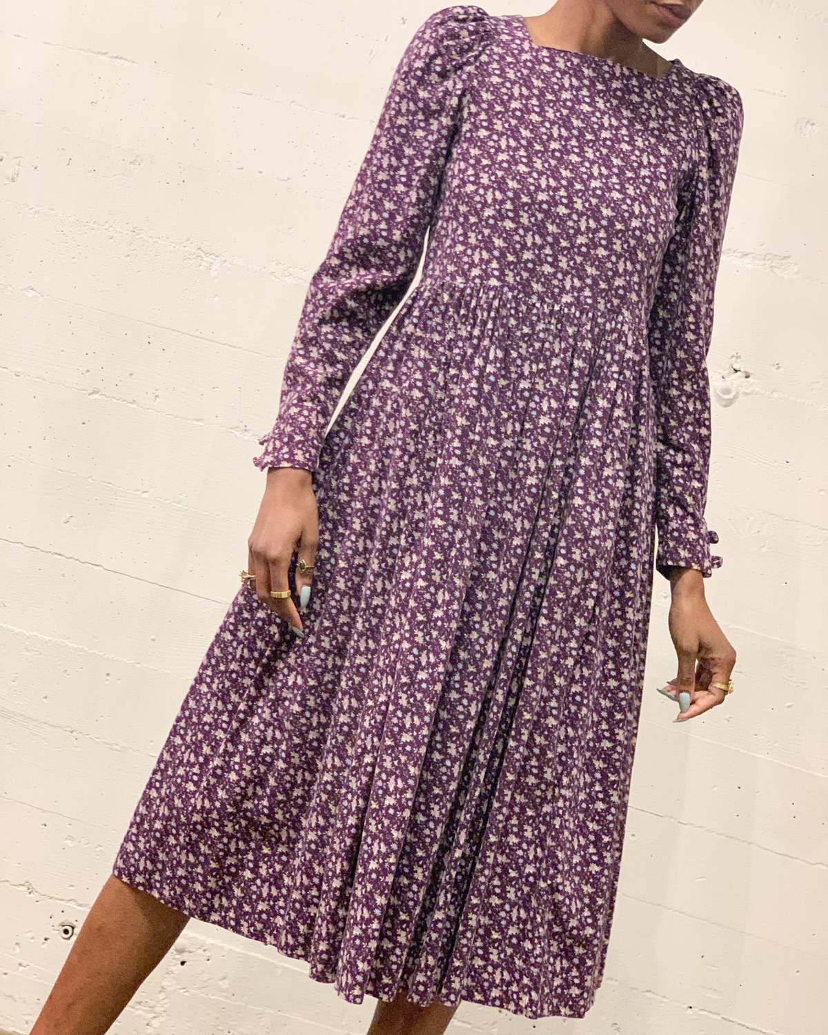 Vintage Laura Ashley Puff Sleeve Dress Garmentory