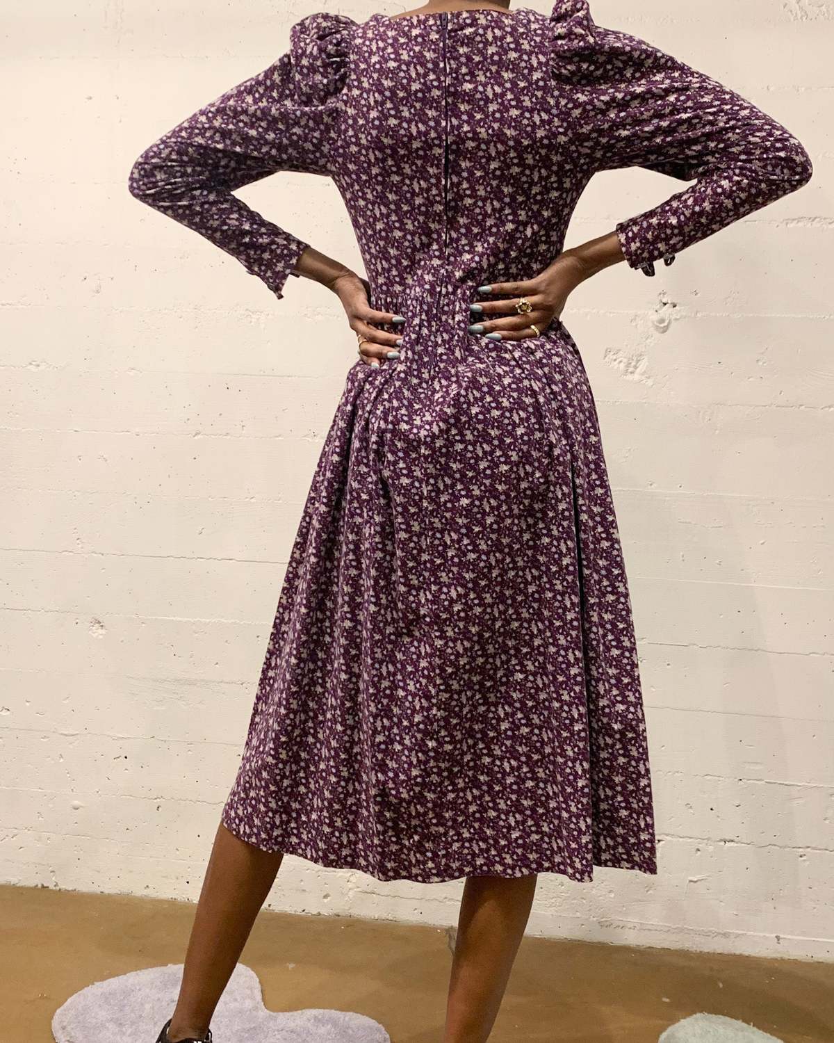 Vintage Laura Ashley Puff Sleeve Dress Garmentory