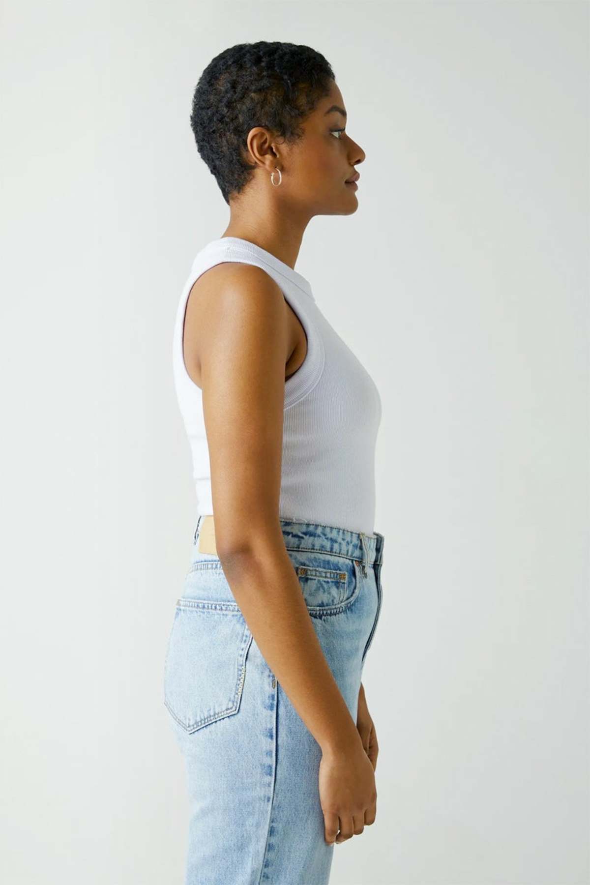 Jonesy Singlet - Light Cream