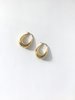 Horizons Vintage classic gold  tone hoops - Thumbnail 1
