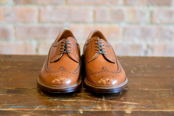 Alden Shoes 979 Long Wing Blucher Burnished Tan Calf Alden Shoes 979 Long Wing Blucher Burnished Tan Calf