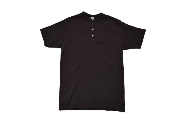 DUBBLEWORKS Henley Tee - Ash DUBBLEWORKS Henley Tee - Ash