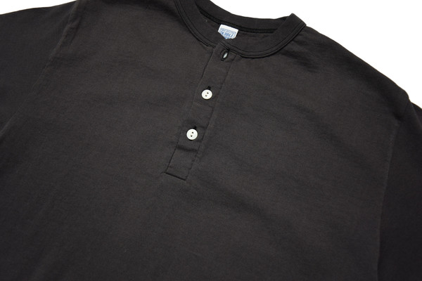 DUBBLEWORKS Henley Tee - Ash DUBBLEWORKS Henley Tee - Ash