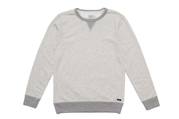 Faherty Brand ATHLETIC GREY CREWNECK Faherty Brand ATHLETIC GREY CREWNECK