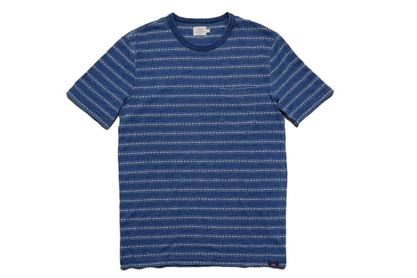 Faherty Brand Arrow Stripe Pocket Tee Faherty Brand Arrow Stripe Pocket Tee