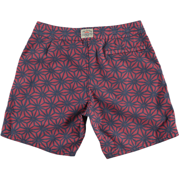 Faherty Brand Classic Boardshort - Starfruit Red Faherty Brand Classic Boardshort - Starfruit Red