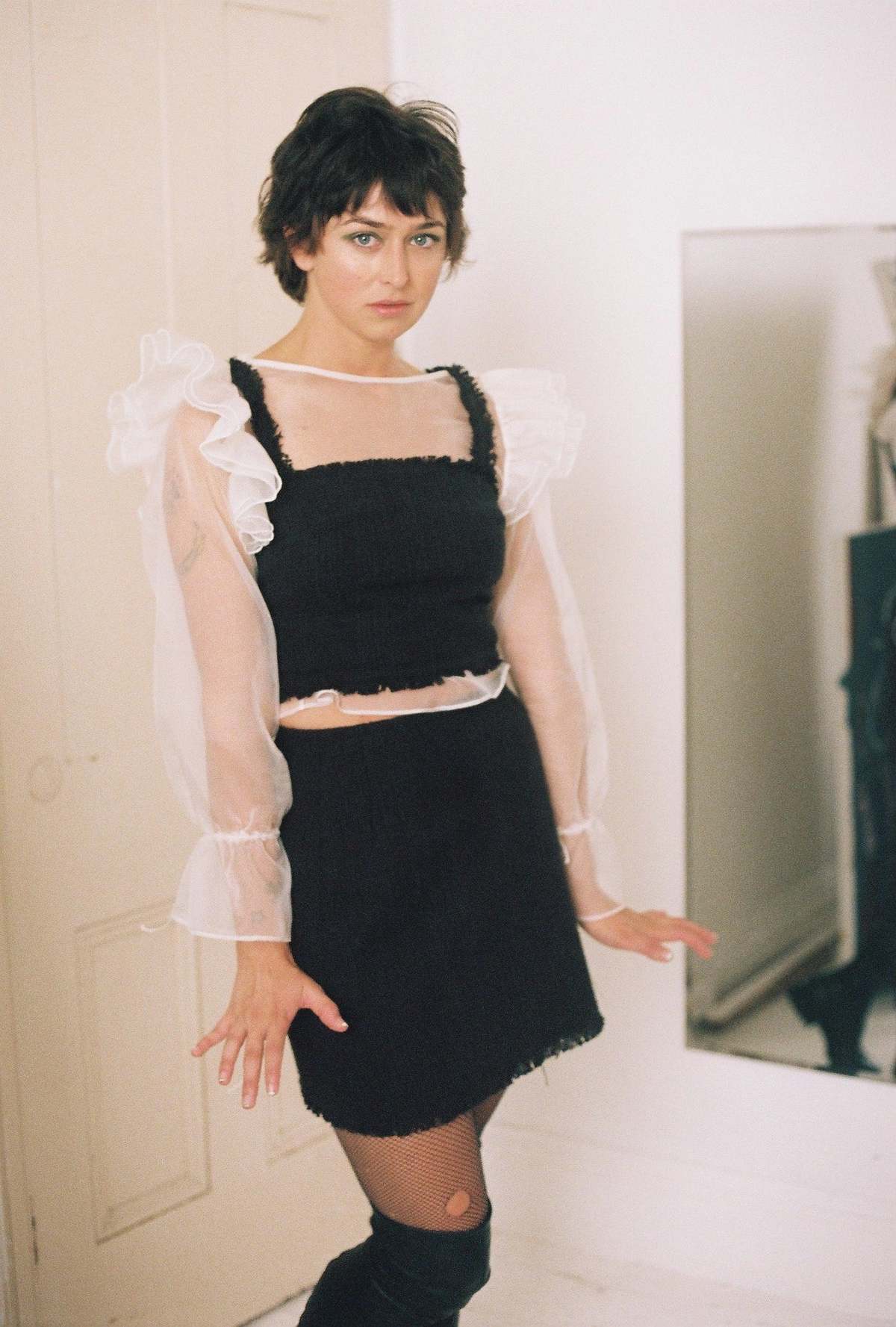 Annie Hamilton Cloud Shirt - ivory - Image 8 of 11