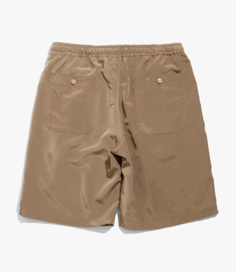 Needles Basketball Poly Cloth Short - Camel | Garmentory