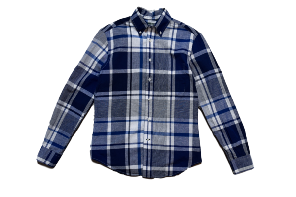 Gitman Vintage Navy White Big Madras Check Gitman Vintage Navy White Big Madras Check