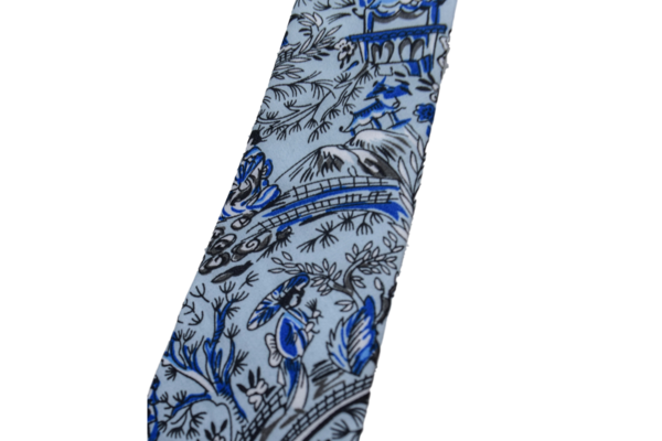 Gitman Vintage Xiangzi's Garden Blues Tie Gitman Vintage Xiangzi's Garden Blues Tie