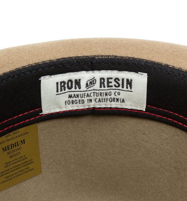 Iron & Resin Putty Lead Belly Hat Iron & Resin Putty Lead Belly Hat