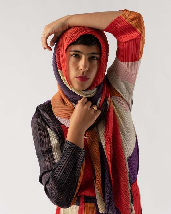 Pleats Please by Issey Miyake Field Scarf | Garmentory