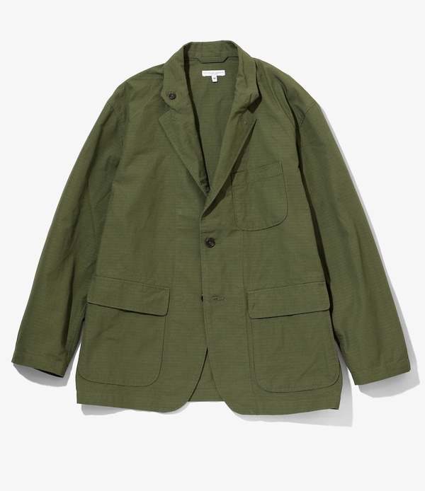Engineered Garments Loiter Cotton Ripstop Jacket - Olive | Garmentory
