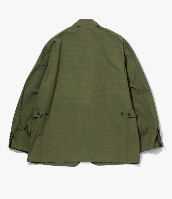 Engineered Garments Loiter Cotton Ripstop Jacket - Olive | Garmentory