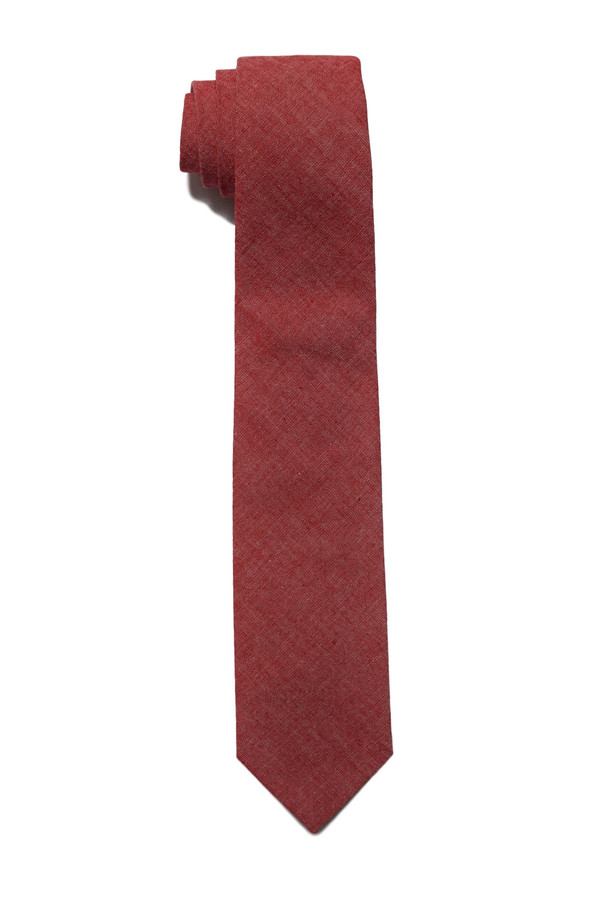 Milworks Tie Red Chambray Milworks Tie Red Chambray